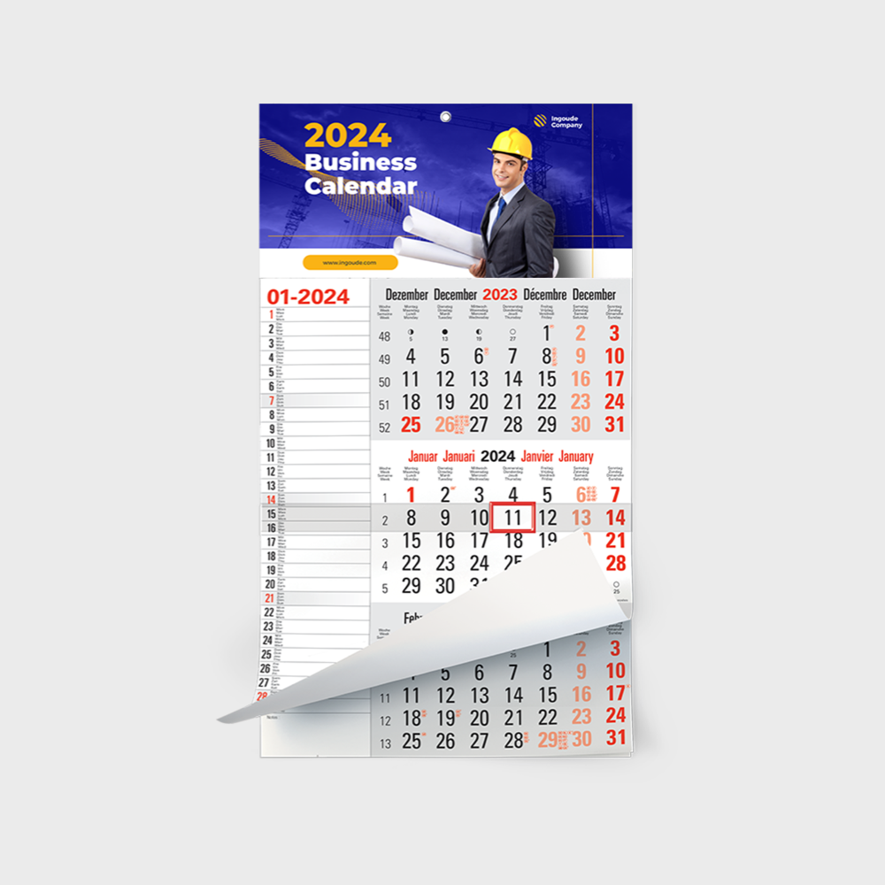 Calendar 3 Month Memo